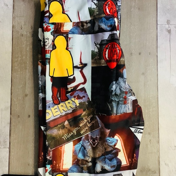 Pennywise It Halloween Leggings - Picture 1 of 5